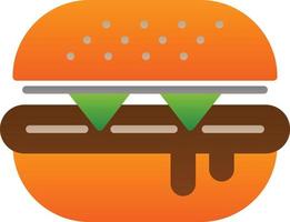 diseño de icono de vector de hamburguesa