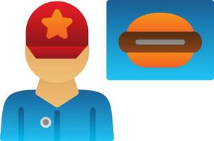 Delivery Man Vector Icon Design