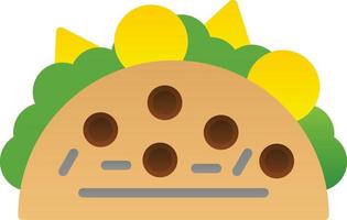 diseño de icono de vector de taco