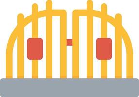 Dubai Gate Vector Icon Design