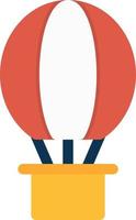 Hot Air Balloon Vector Icon Design