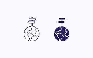 Address, global location, Place and map vector illustration icon