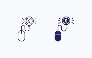 Cryptocurrency, Bitcoin illustration icon vector