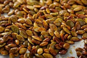 Roasted spicy pumpkin seeds photo