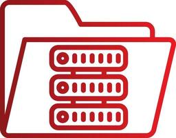 Data Server Vector Icon