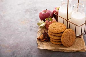 Apple cinnamon snickerdoodle cookies photo