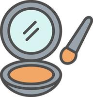 Face Powder Vector Icon