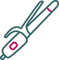 Curling Iron Vector Icon