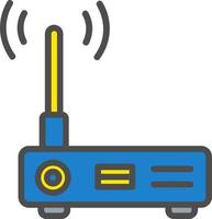 Wireless Router Vector Icon