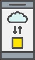 Cloud Computing Vector Icon