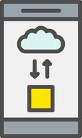 Cloud Computing Vector Icon