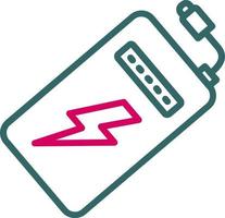 Power Bank Vector Icon