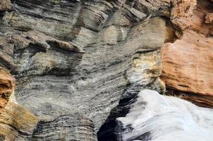 primer plano de rocas naturales foto