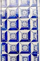 patrón de mosaico en lisboa, portugal foto