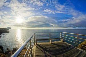 Beautiful pier view photo