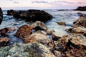 Beautiful rocks by the sea photo