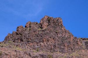 Rocky landscape on the Canary Islands photo