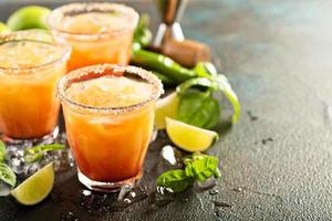 Tequila sunrise margarita photo