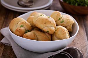 Garlic knots for dinner photo