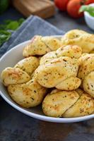 Garlic and cheese dinner rolls photo