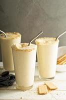 Banana and cookies milkshake photo