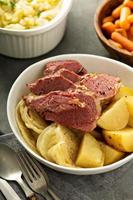 Corned beef and cabbage photo