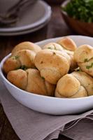 Garlic knots for dinner photo