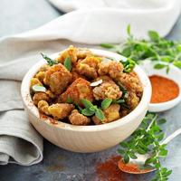 Spicy chicken nuggets photo