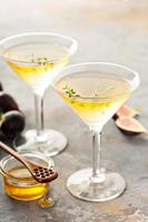 Fig and honey martini photo