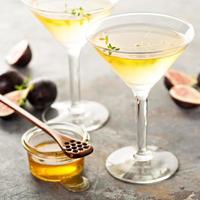 Fig and honey martini photo