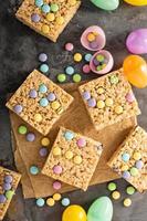 Rice krispies treats with candy photo