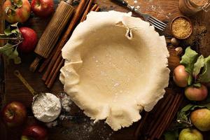 Making apple pie photo