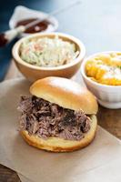 Bbq brisket sandwich photo