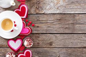 Red velvet cupcakes for Valentines day photo