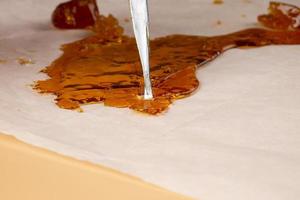 cannabis wax sauce extract, concentrate thc resin photo