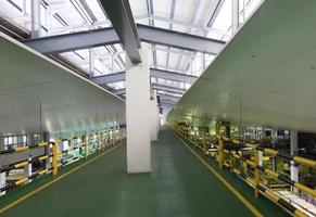 Roof walkways with in industrial plants photo