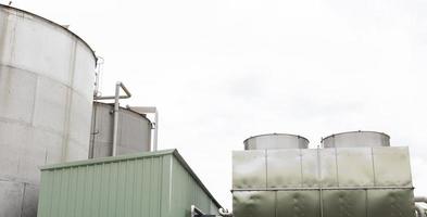 Cooling water tower in industry plant photo