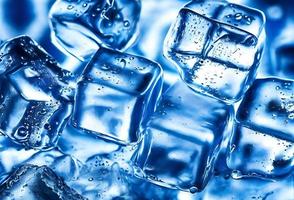 Ice cube. Stack of ice cubes. fresh cool ice cube background. photo