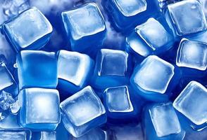 cubo de hielo. pila de cubitos de hielo. fondo de cubo de hielo fresco y fresco.
