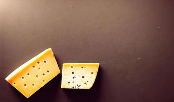 Cheese. Different delicious cheese types. Selected focus, in Poster format. photo
