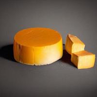 Cheese. Different delicious cheese types. Selected focus, in Poster format. photo