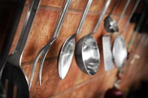 Kitchen utensils detail photo