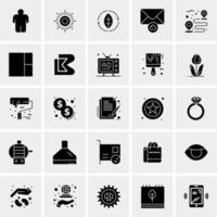 25 Universal Business Icons Vector Creative Icon Illustration to use in web and Mobile Related project