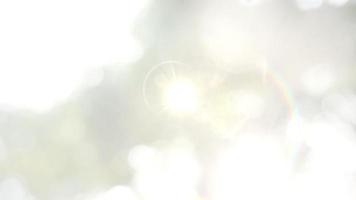 The illuminated white bokeh image can be used as a background illustration or add text. photo