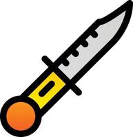 Dagger Vector Icon Design