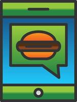 Food App Vector Icon Design