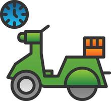 Delivery Time Vector Icon Design