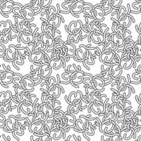 Helminths concept vector Seamless Pattern in thin line style