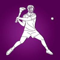 Hurling Sport Player vector