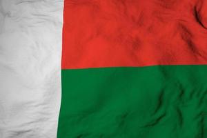 Flag of Madagascar in 3D rendering photo